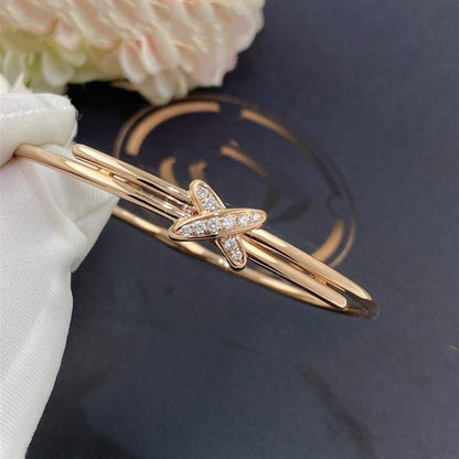 [Clover Jewellery]JEUX DE BRACELET ROSA GOLD DIAMANTEN