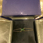 [Clover Jewelry]JEUX BRACELET MALACHITE PINK GOLD 1 DIAMOND