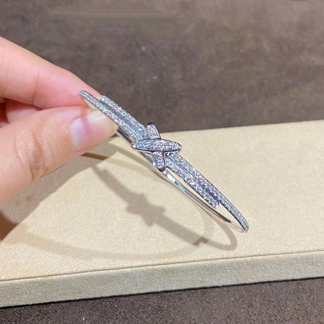 [Clover Jewellery]JEUX DE BRACELET DIAMONDS SILVER