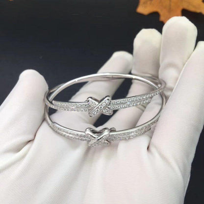 [Clover Jewellery]JEUX DE BRACELET DIAMONDS SILVER