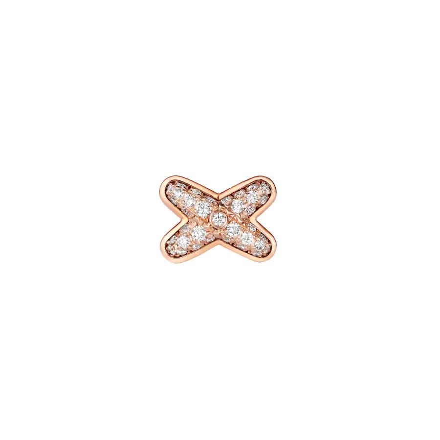 [Clover Jewelry]JEUX DE ピンクゴールドダイヤモンドイヤリング