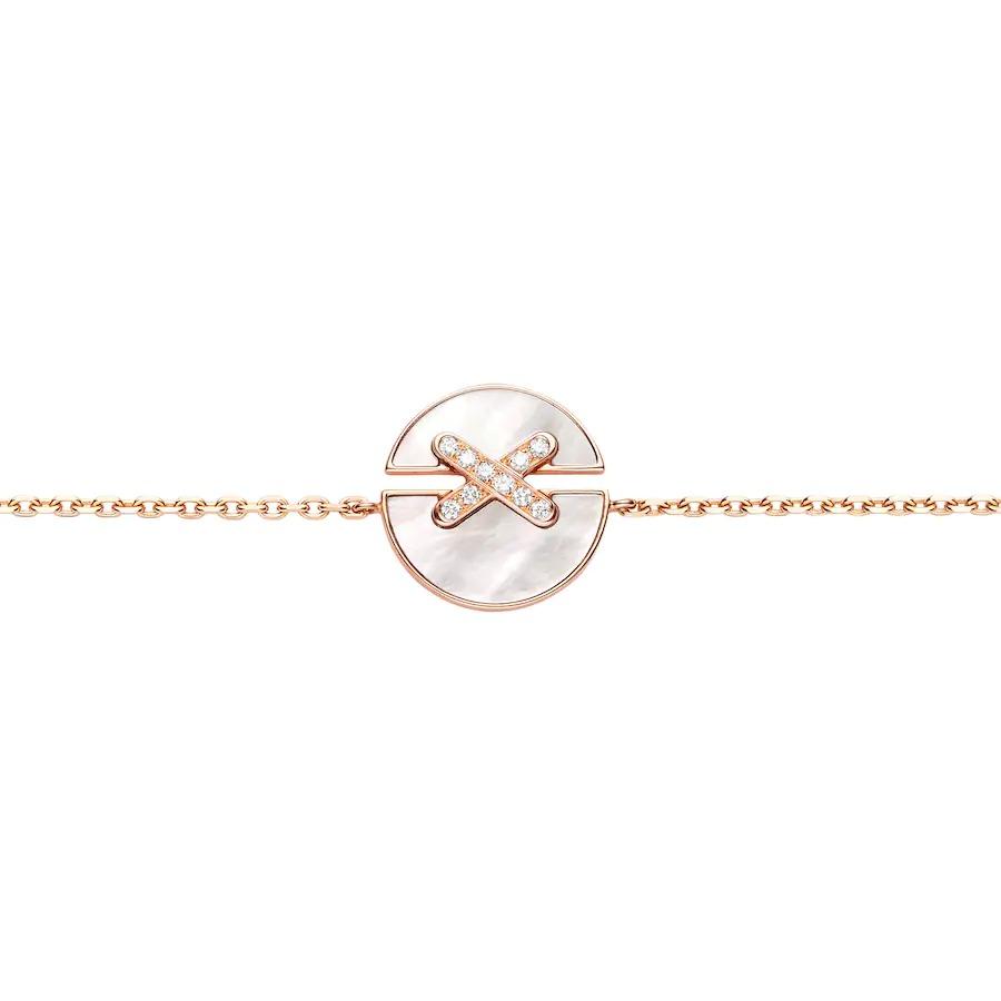 [Clover Jewellery]JEUX DE BRACELET MOP PINK GOLD DIAMANTEN