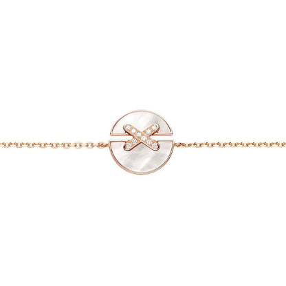 [Clover Jewellery]JEUX DE BRACELET MOP PINK GOLD DIAMANTEN