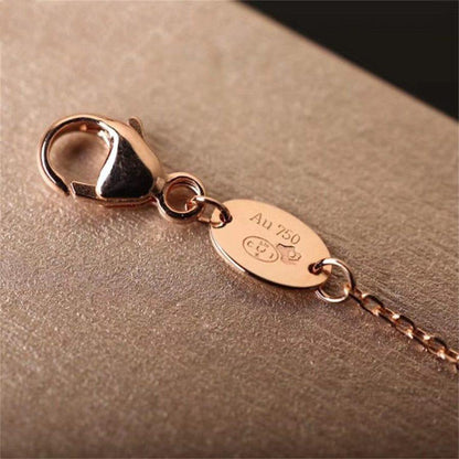 [Klee-Schmuck] Hohler Ring in Form eines vierblättrigen Kleeblatts