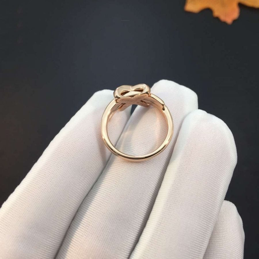 [Clover Jewelery]JEUX DE PINK GOLD DIAMOND RING