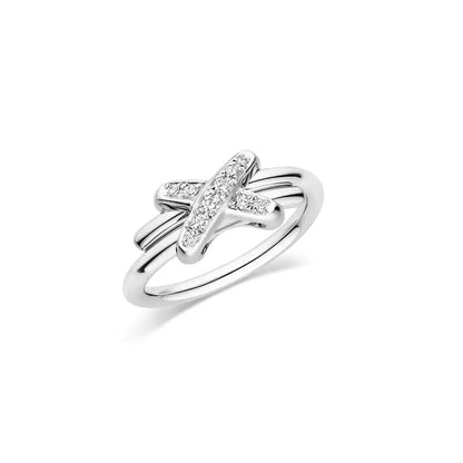 [Clover Jewellery]JEUX DE SILVER DIAMOND RING
