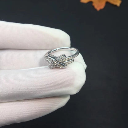 [Clover Jewellery]JEUX DE SILVER DIAMOND RING