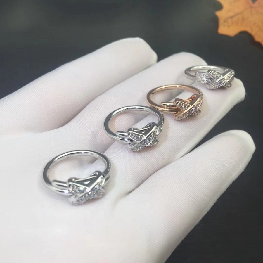 [Clover Jewellery]JEUX DE SILVER DIAMOND RING