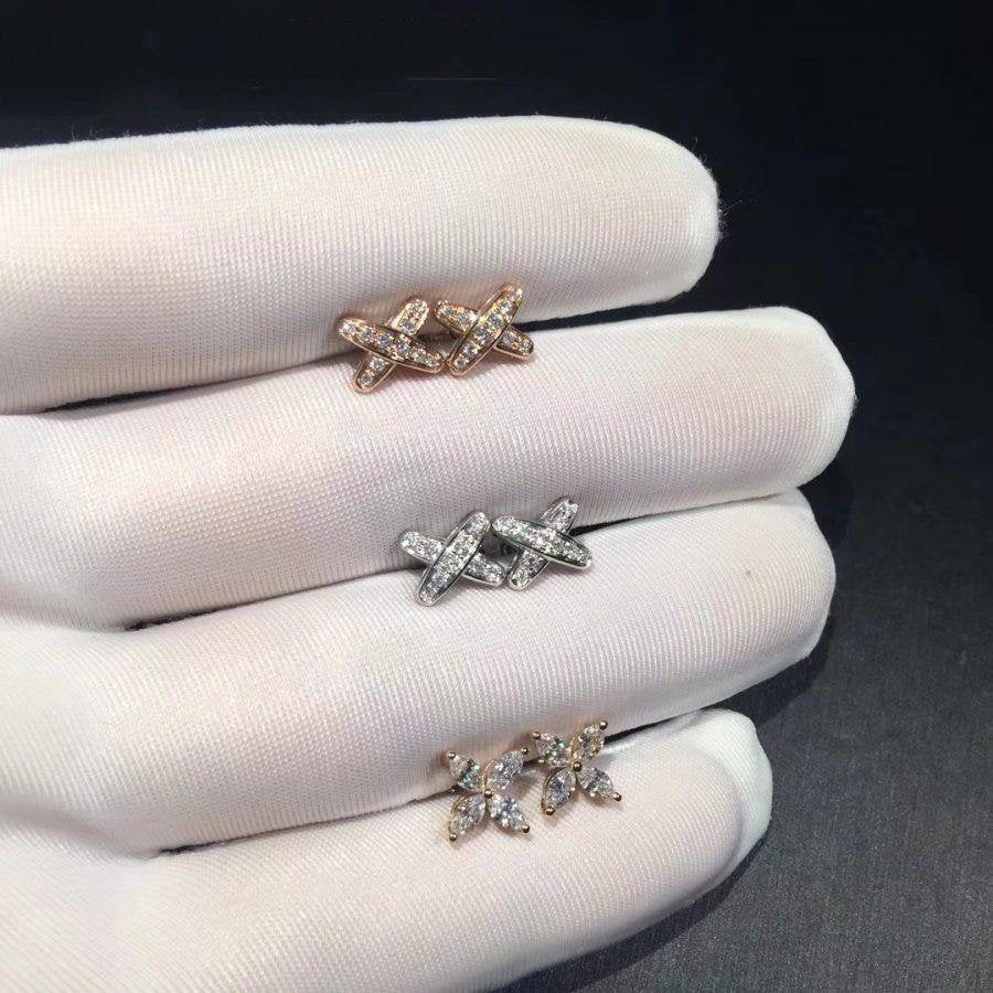 [Clover Jewelry]DIAMANT-OHRRINGE "JEUX"