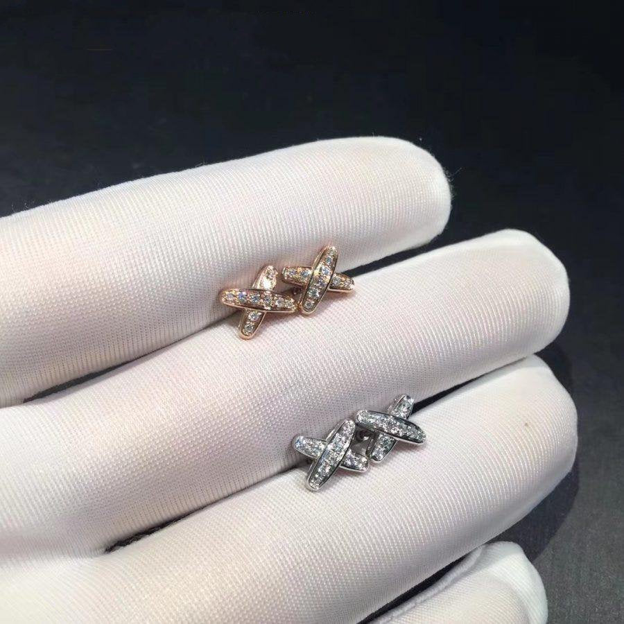 [Clover Jewelry]DIAMANT-OHRRINGE "JEUX"