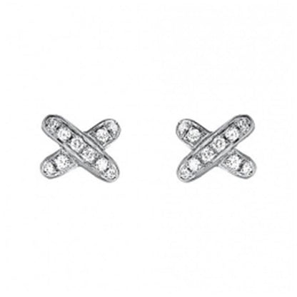 [Clover Jewelery]JEUX DE DIAMOND EARRINGS