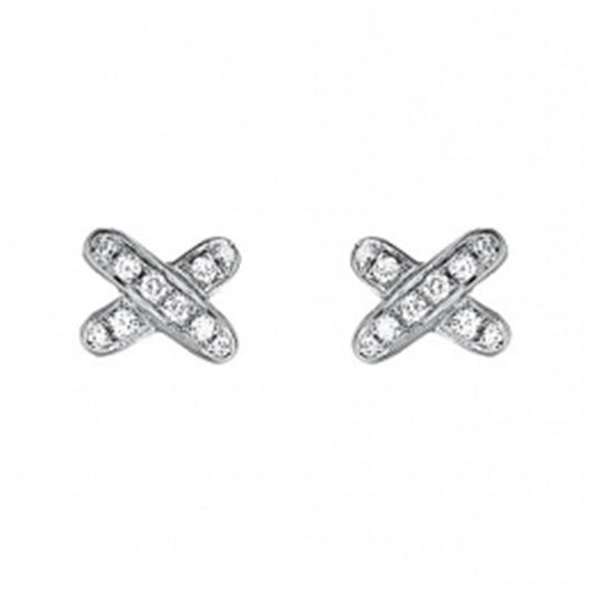 [Clover Jewelery]JEUX DE DIAMOND EARRINGS