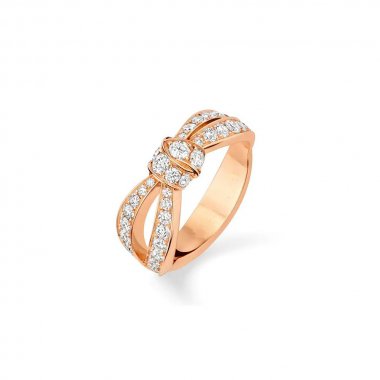 [Clover Jewelery]LIENS PINK GOLD DIAMOND RING