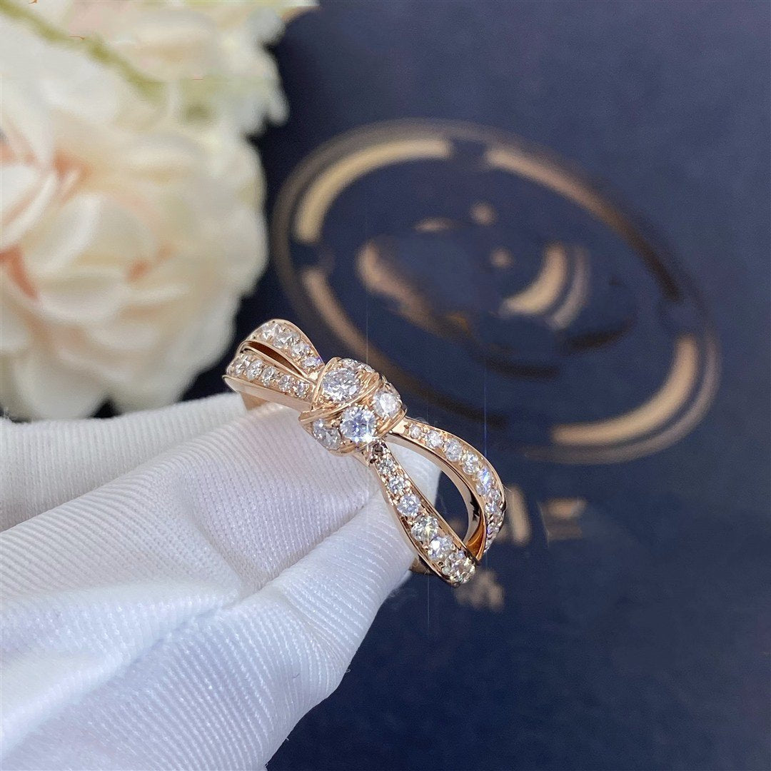 [Clover Jewelery]LIENS PINK GOLD DIAMOND RING