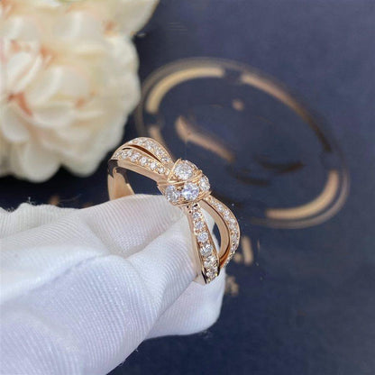 [Clover Jewelery]LIENS PINK GOLD DIAMOND RING