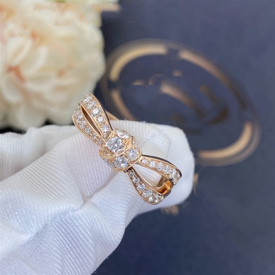 [Clover Jewelery]LIENS PINK GOLD DIAMOND RING