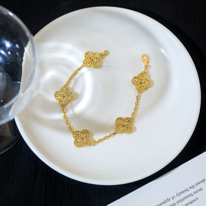 [Clover Jewelry]CLOVER 5 MOTIVE BRONZING ARMBAND 