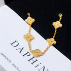 [Clover Jewelry]CLOVER 5 MOTIFS BRONZING BRACELET