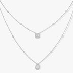 [Clover Jewelry]Diamond Necklace My Twin 2 Rows