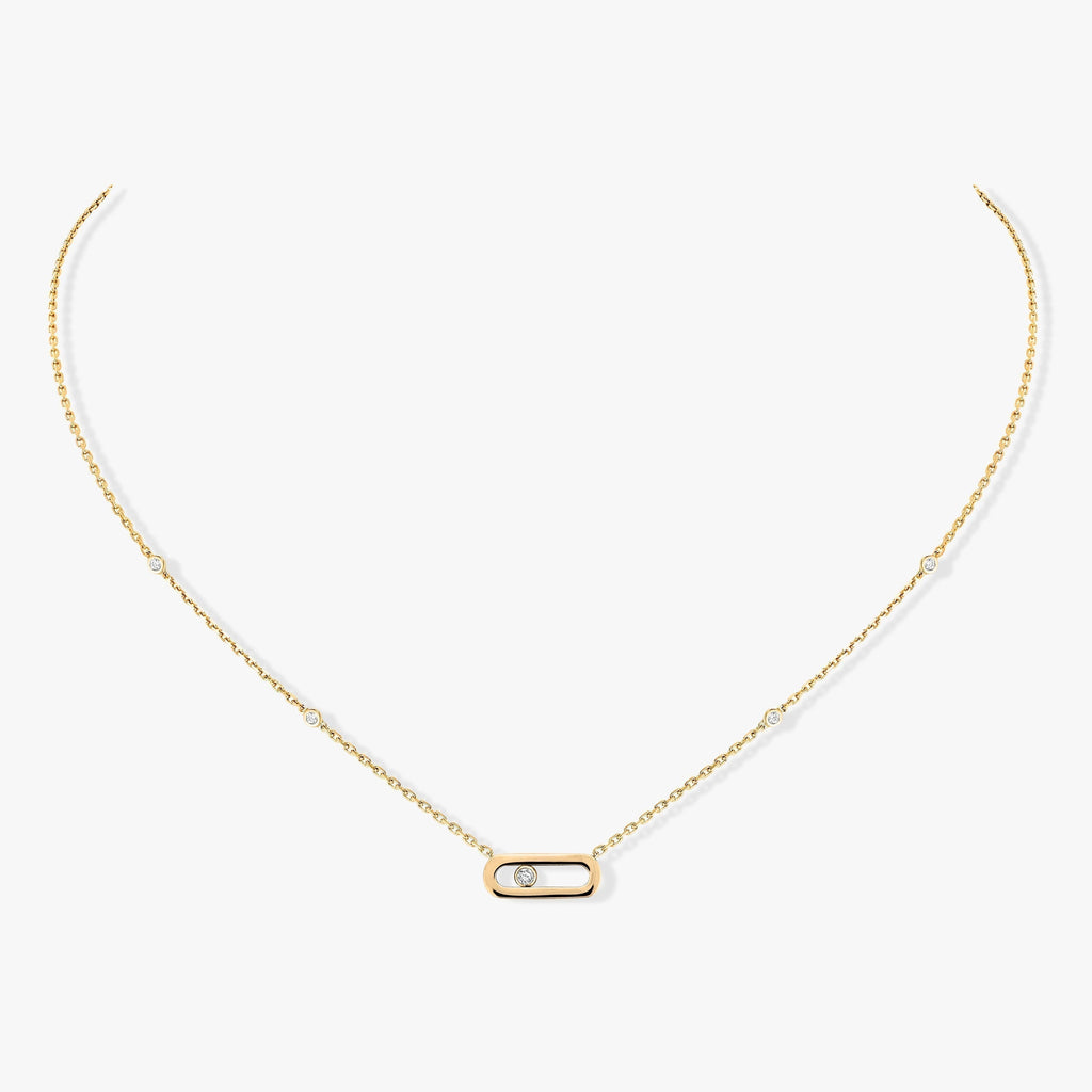 [Clover Jewelry]MOVE UNO DIAMOND NECKLACE