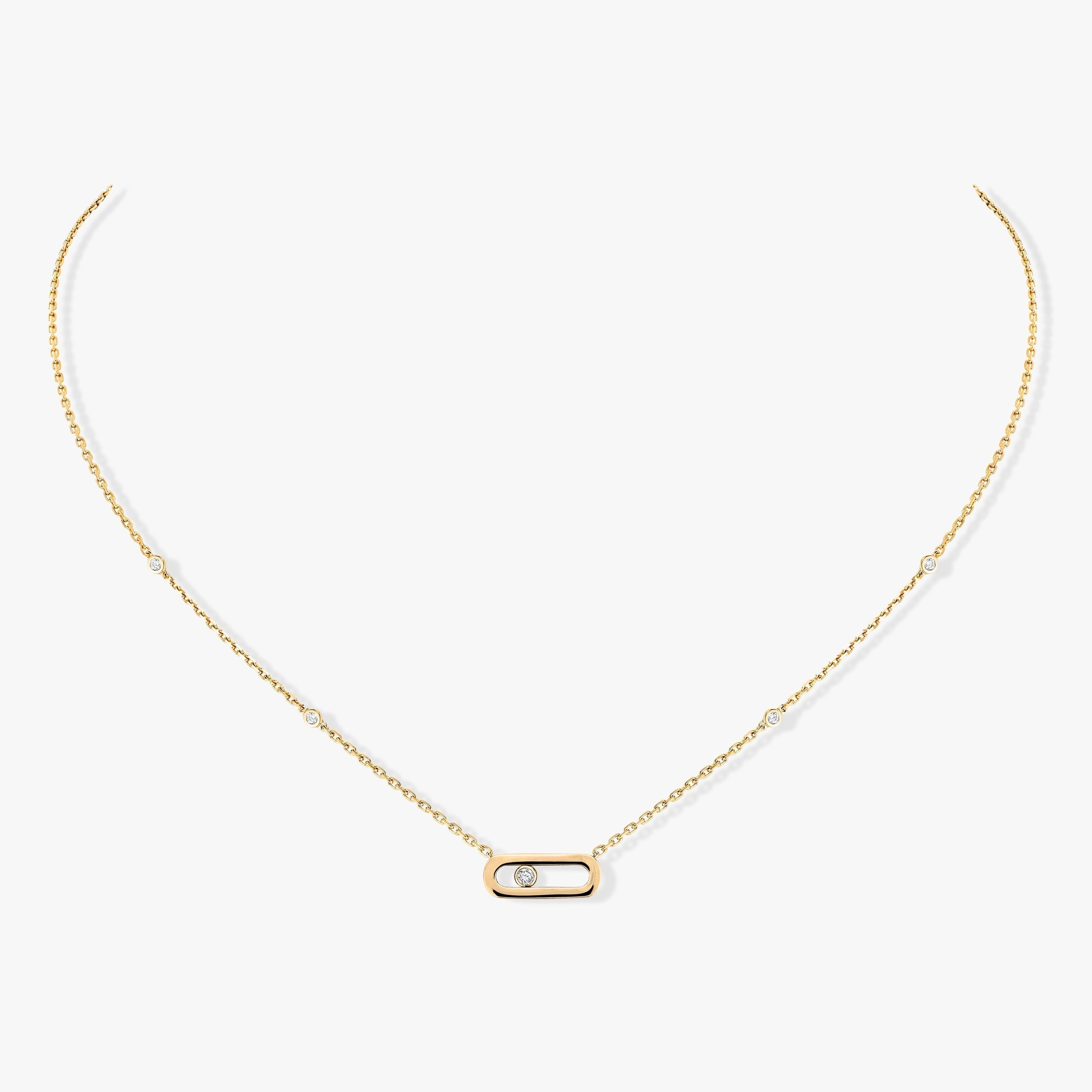 [Clover Jewelry]MOVE UNO DIAMOND NECKLACE
