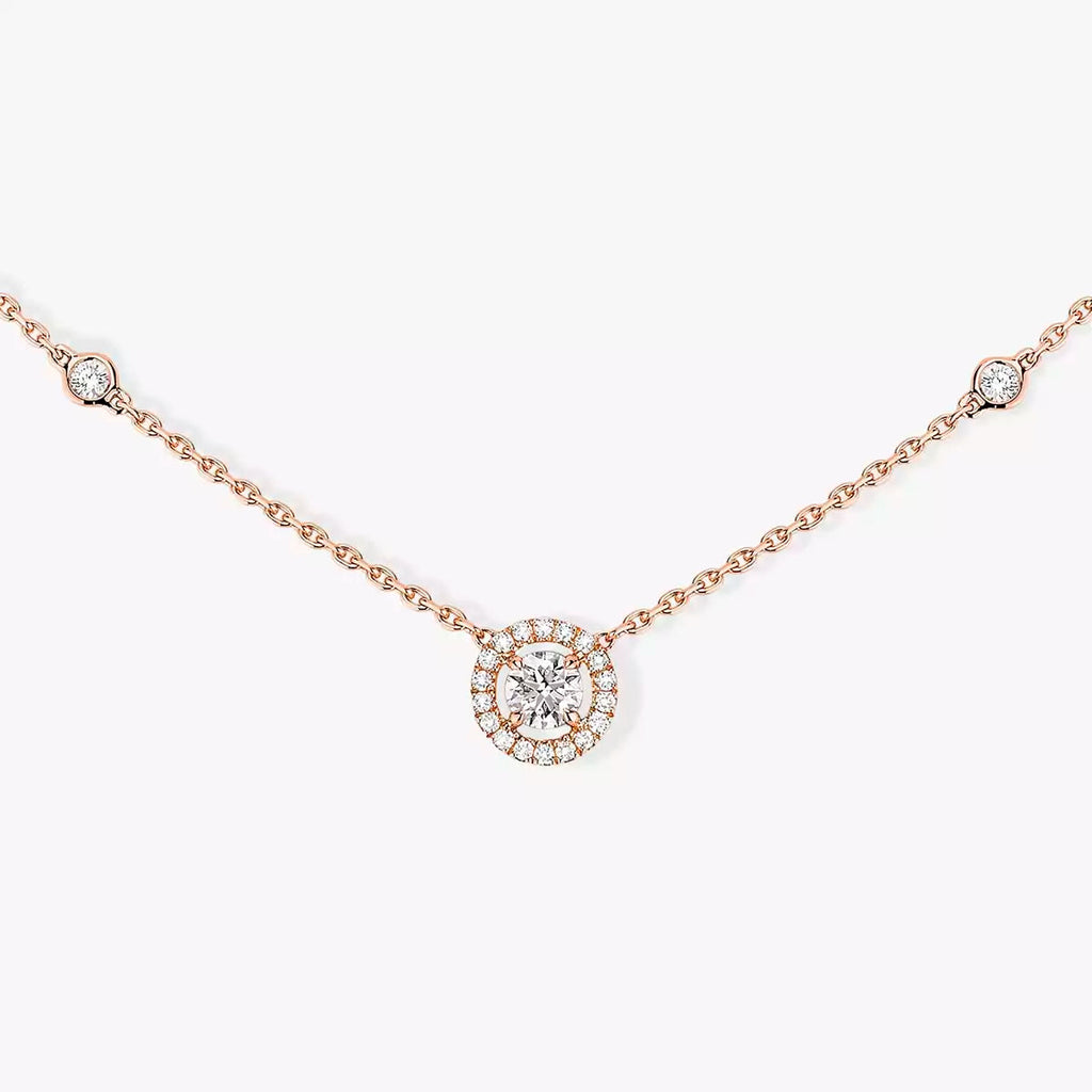 [Clover Jewelry]Diamond Necklace 0,20ct Brilliant Shape Joy