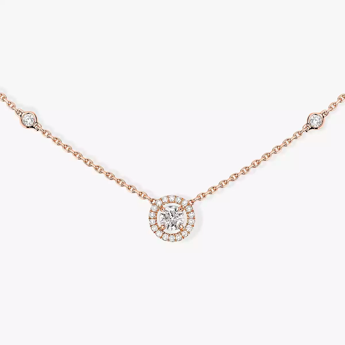 [Clover Jewelry]Diamond Necklace 0,20ct Brilliant Shape Joy