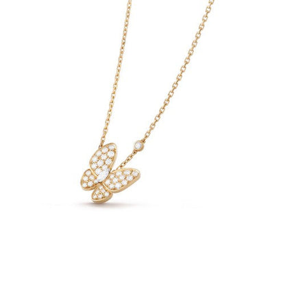 [Clover Jewelery]BUTTERFLY DIAMOND NECKLACE