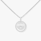 [Clover Jewelry]LUCKY MOVE PM NECKLACE SILVER DIAMOND