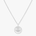 [Clover Jewelry]LUCKY MOVE MM SILVER DIAMOND NECKLACE