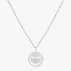 [Clover Jewelry]LUCKY MOVE MM SILVER DIAMOND NECKLACE