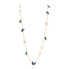 [Kleeblatt Schmuck] 26 NEUE KLEEBLATT GLÜCKSKETTE MIT 15 MOTIVEN