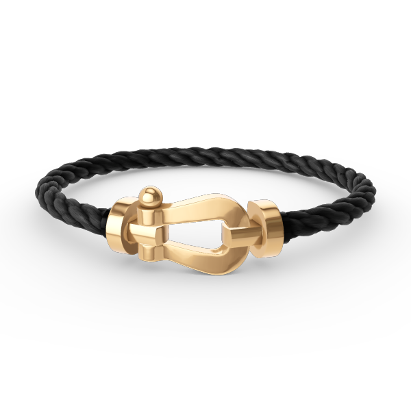 [Clover Jewelery]FORCE GROSSES HUFEISENARMBAND OHNE DIAMANT GOLD