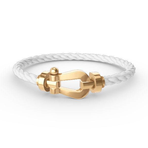[Clover Jewelry]ホースシューブレスレット ゴールド ラージ