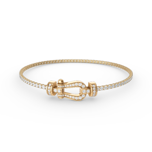[Clover Jewelry]FORCE  HORSESHOE  DIAMOND TENNIS BRACELET