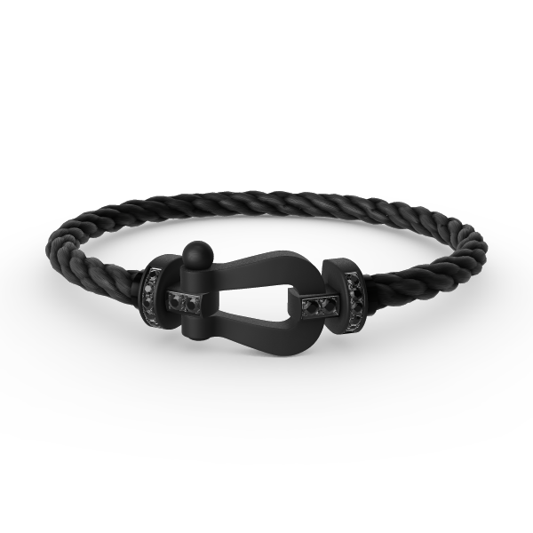 [Clover Jewelery]FORCE LARGE SERIES HORSESHOE BLACK SAMURAI BRACELET