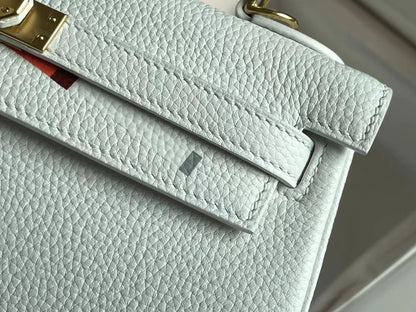 BIRKIN 25 BAG IN WHITE CALFSKIN WITH COLORFUL STICKER (MADE-TO-ODER)