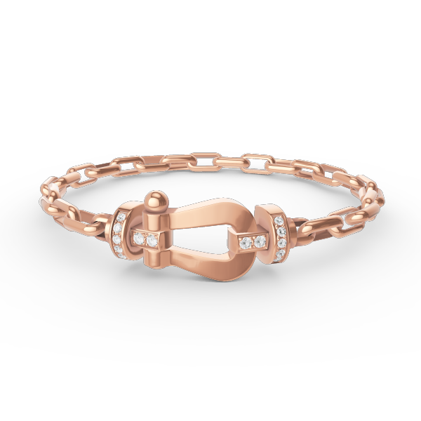 [Clover Jewelry]FORCE GROSSER HUFEISEN-VERSCHLUSS METALLARMBAND
