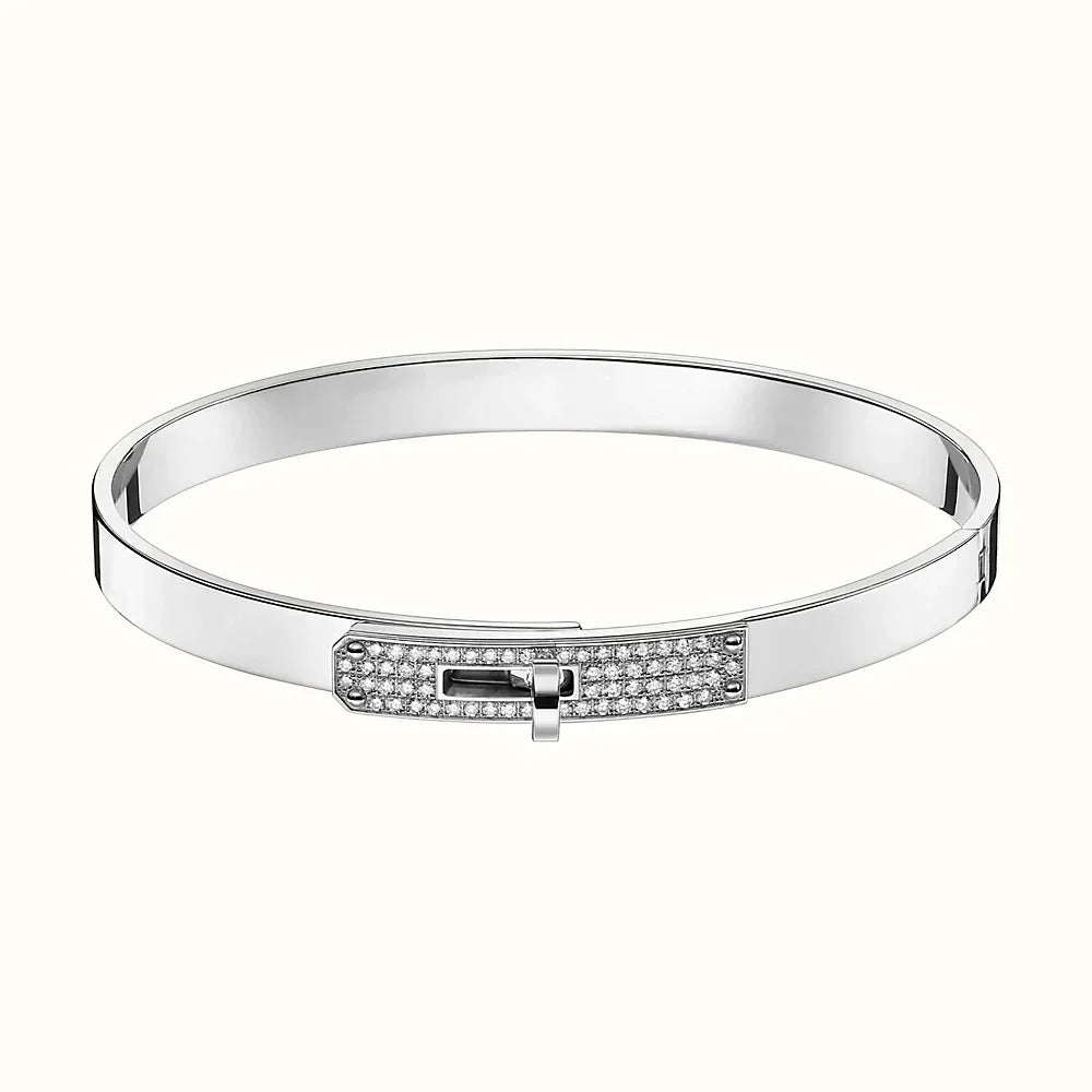 [Clover Jewelery]KELLY SILVER DIAMOND BRACELET