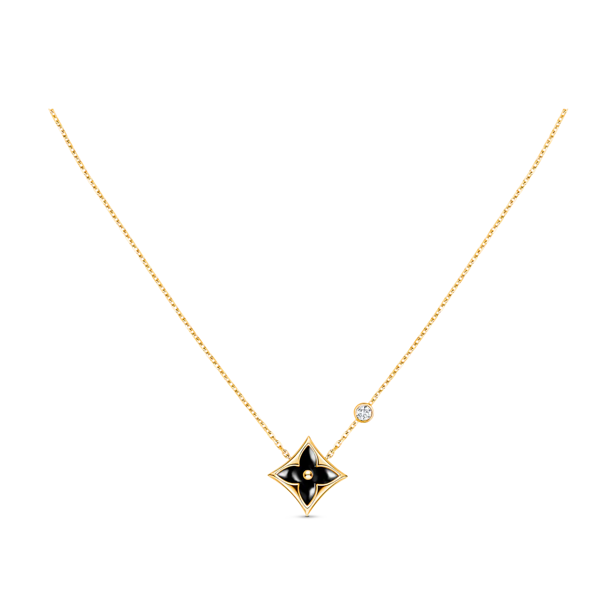 [Clover Jewelry]STAR BLACK MOP NECKLACE