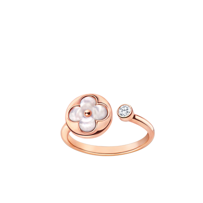 [Clover Jewellery]SUN 1 DIAMOND PINK MOP RING