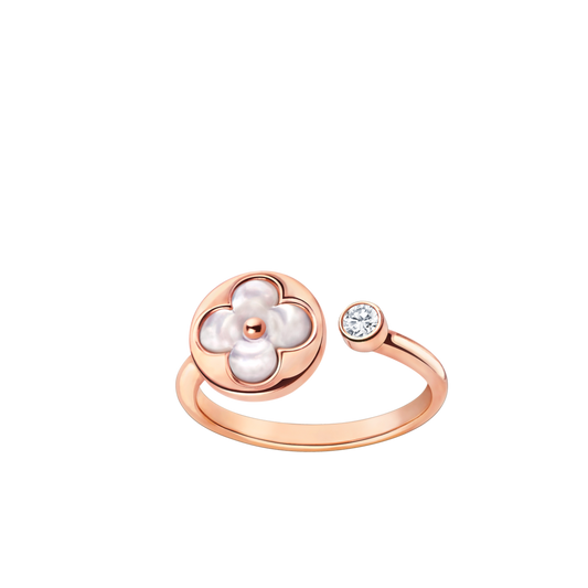 [Clover Jewelery]SUN 1 DIAMOND PINK MOP RING