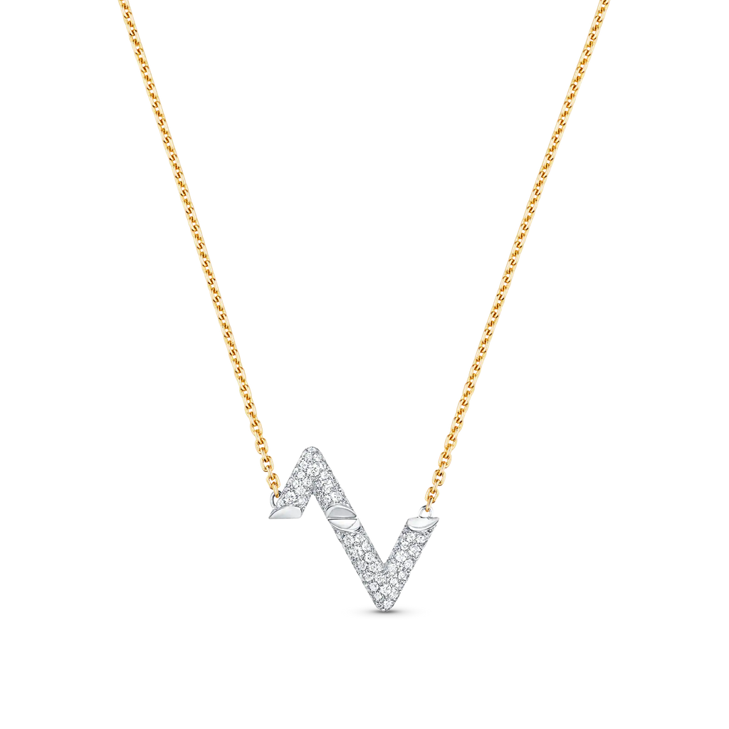 [Clover Jewelry]VOLT SILBER DIAMANT ANHÄNGERKETTE