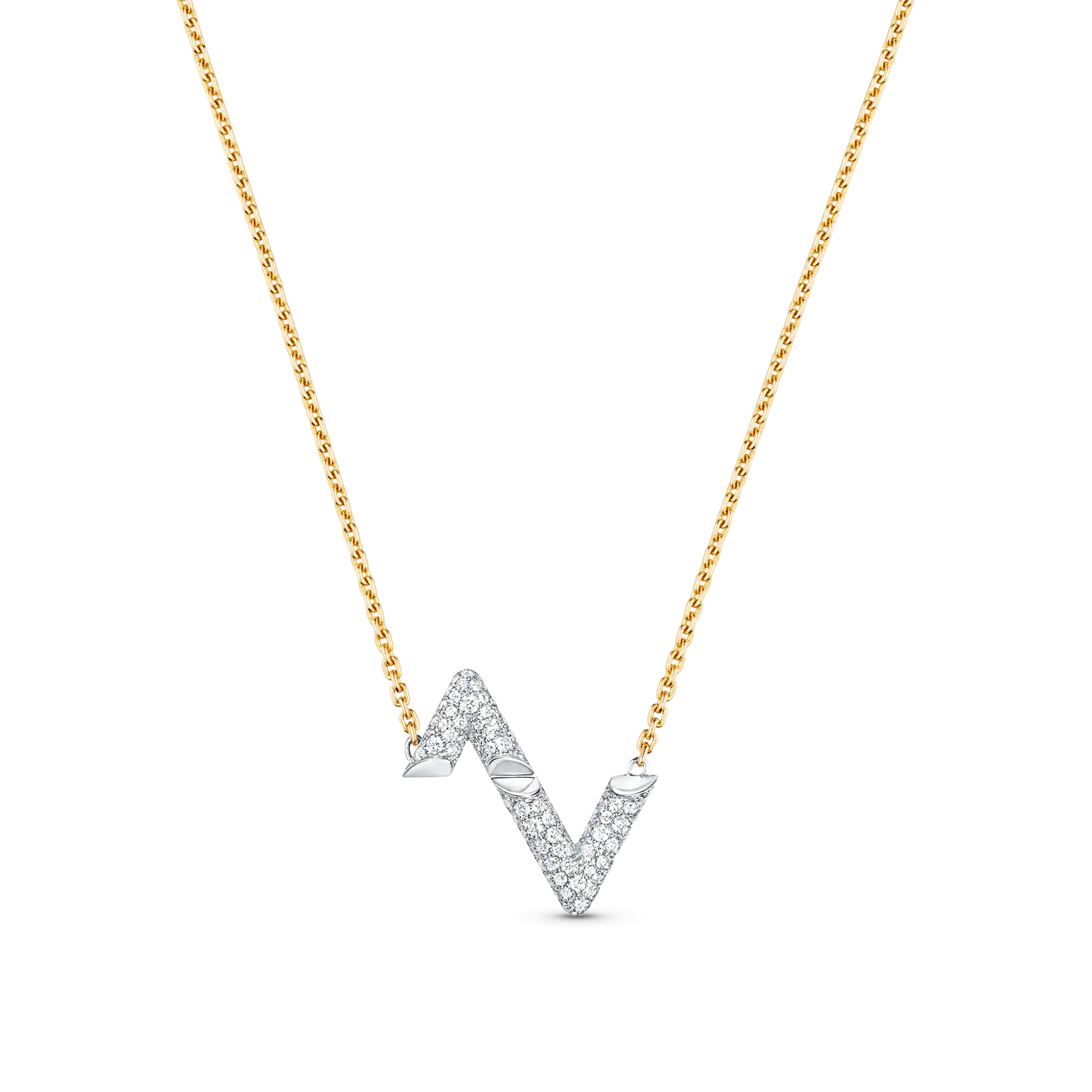 [Clover Jewelry]VOLT SILBER DIAMANT ANHÄNGERKETTE