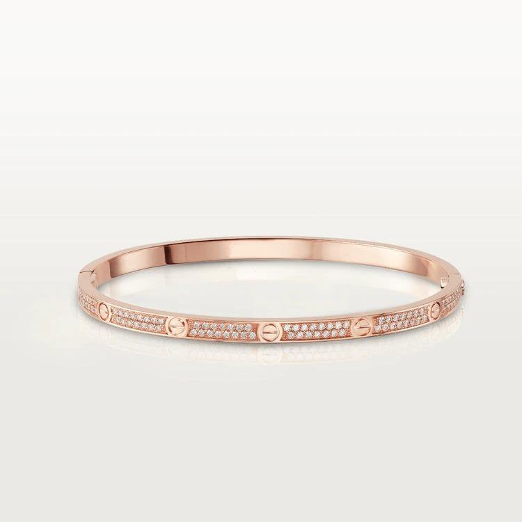 [Clover Jewelery]LOVE BRACELET 3.65MM DIAMOND-PAVED