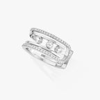 [Clover Jewelry]Move 10th Diamond Ring in Gold
