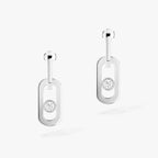 [Clover Jewelry]So Move XL Diamond Pendant Earrings