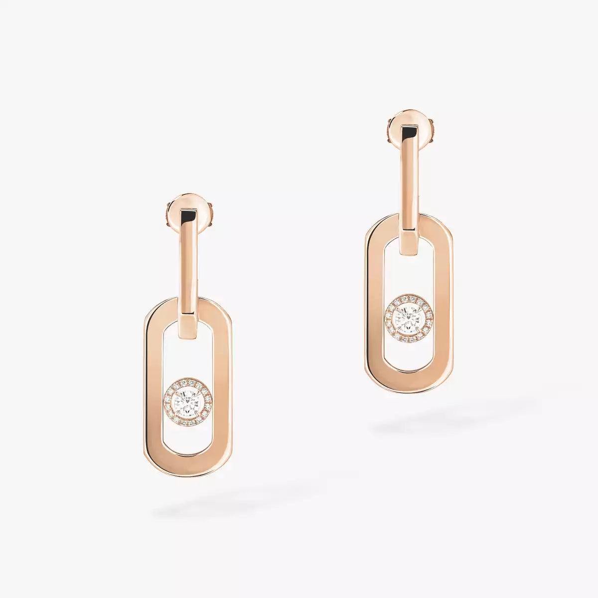 [Clover Jewelry] So Move XL Diamond Hoop Earring