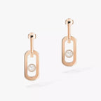 [Clover Jewelry]So Move XL Diamond Pendant Earrings