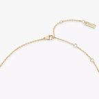 [Clover Jewelry]Lucky Eye Diamond Necklace in Rose Gold and Turquoise